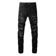 Men Trendy Jeans High-street trendy apparel