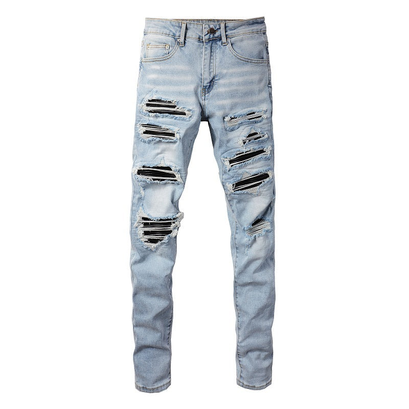 Men Trendy Jeans High-street trendy apparel