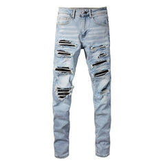 Men Trendy Jeans High-street trendy apparel