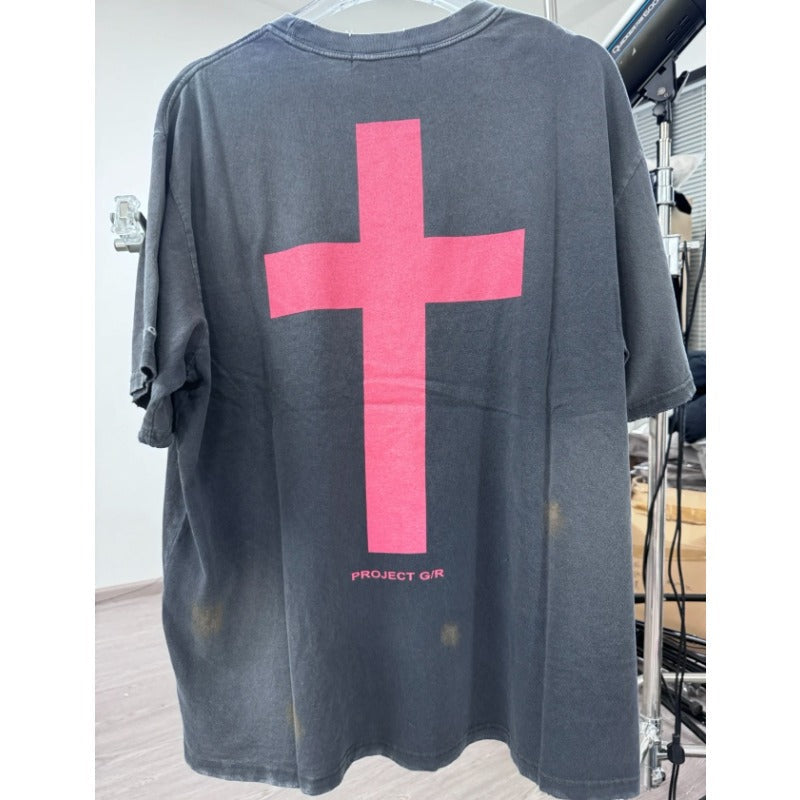 VTG T Shirts Men Creative Pure Cotton High-Street Fashion