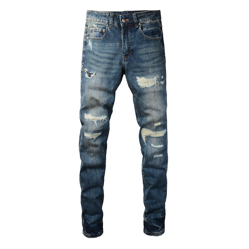 Men Trendy Jeans High-street trendy apparel