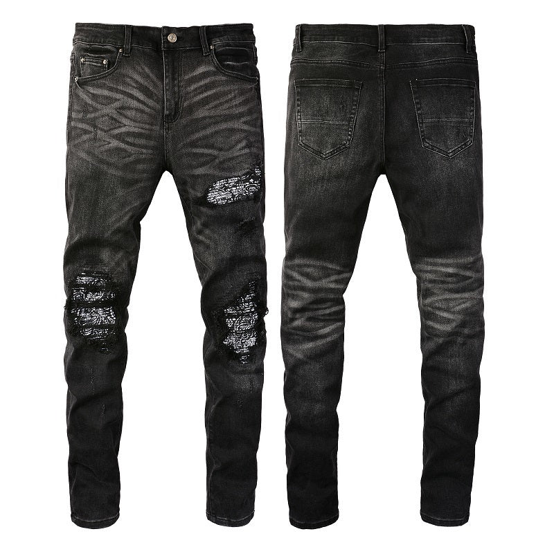 Men Trendy Jeans High-street trendy apparel