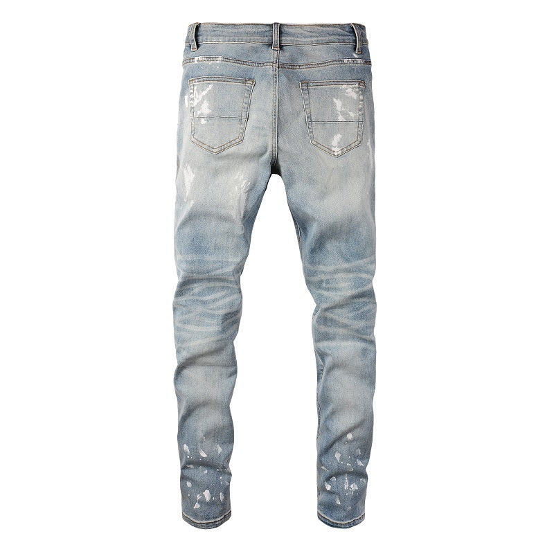 Men Trendy Jeans High-street trendy apparel