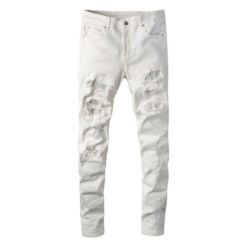 Men Trendy Jeans High-street trendy apparel