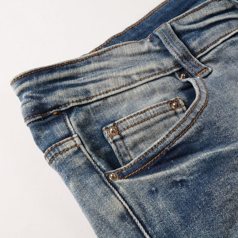 Men Trendy Jeans High-street trendy apparel