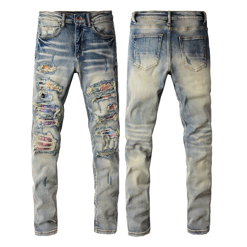 Men Trendy Jeans High-street trendy apparel