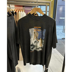 VTG T Shirts Men Creative Pure Cotton High-Street Fashion