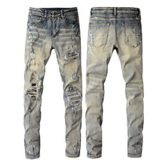 Men Trendy Jeans High-street trendy apparel