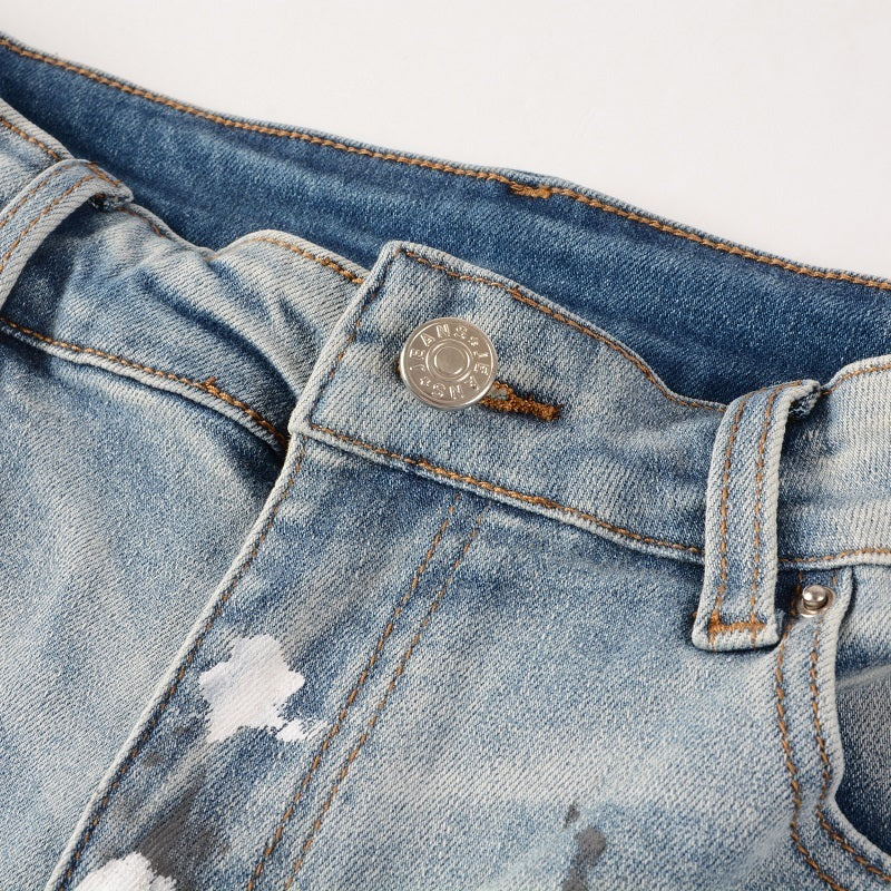 Men Trendy Jeans High-street trendy apparel