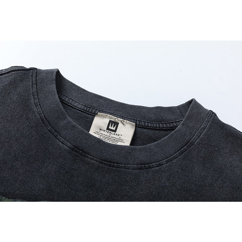 VTG T Shirts Men Creative Pure Cotton High-Street Fashion