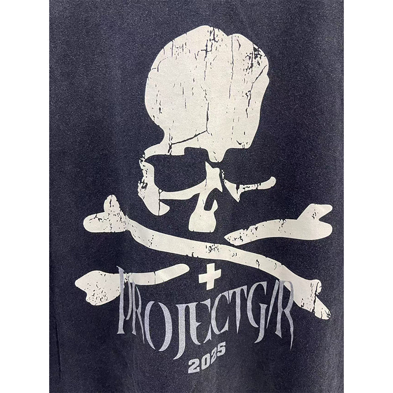 VTG T Shirts Men Creative Pure Cotton High-Street Fashion