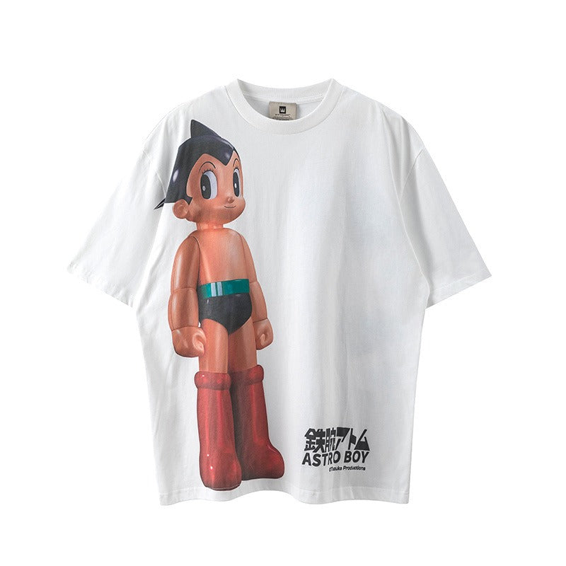 VTG T Shirts Men Creative Pure Cotton High-Street Fashion