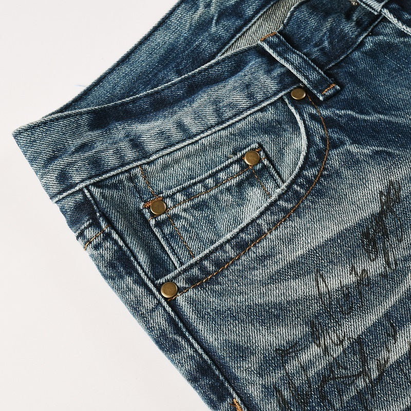 Men Trendy Jeans High-street trendy apparel