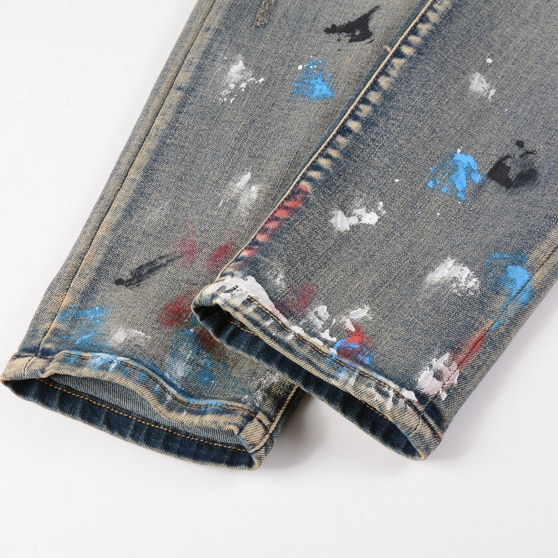 Men Trendy Jeans High-street trendy apparel
