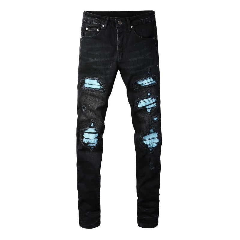 Men Trendy Jeans High-street trendy apparel