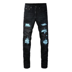 Men Trendy Jeans High-street trendy apparel