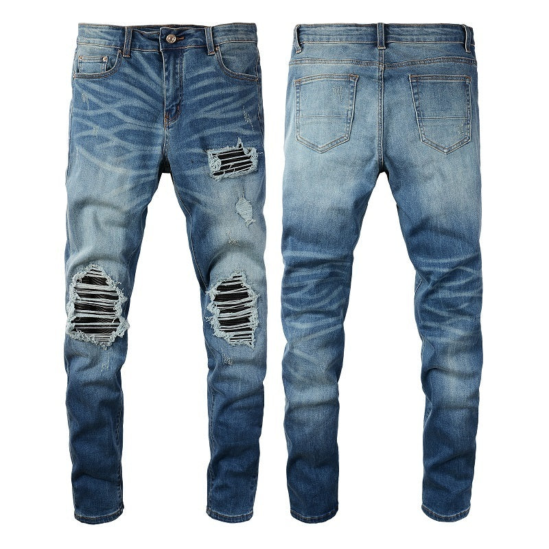 Men Trendy Jeans High-street trendy apparel