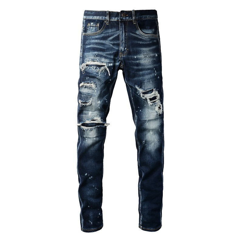 Men Trendy Jeans High-street trendy apparel