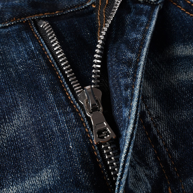 Men Trendy Jeans High-street trendy apparel