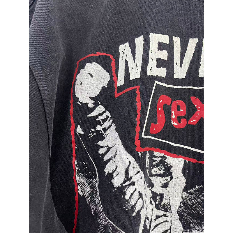 VTG T Shirts Men Creative Pure Cotton High-Street Fashion