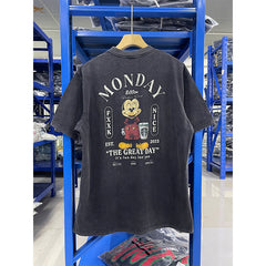 VTG T Shirts Men Creative Pure Cotton High-Street Fashion