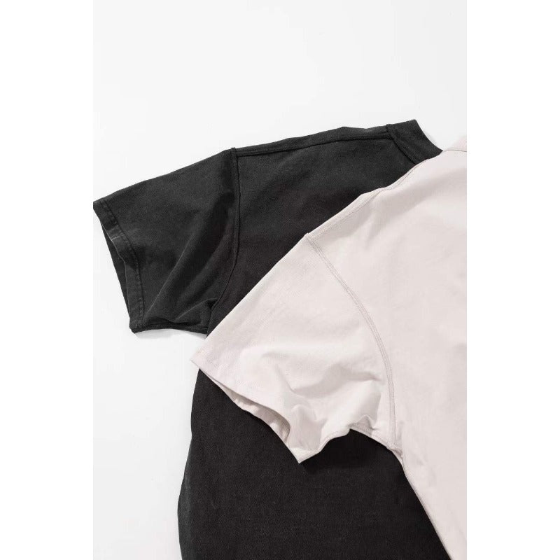VTG T Shirts Men Creative Pure Cotton High-Street Fashion