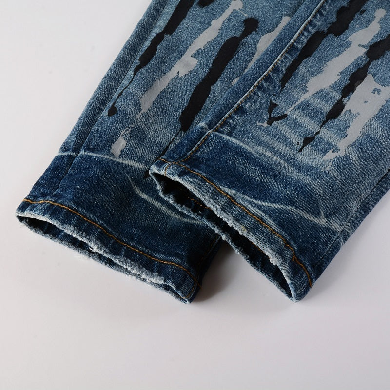 Men Trendy Jeans High-street trendy apparel