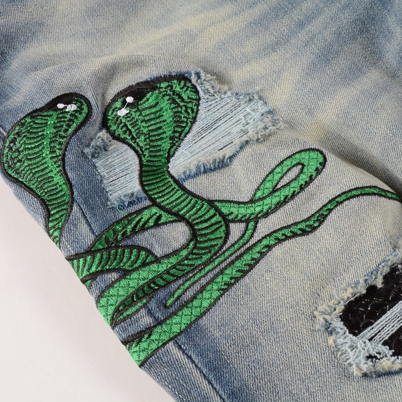 Men Trendy Jeans High-street trendy apparel