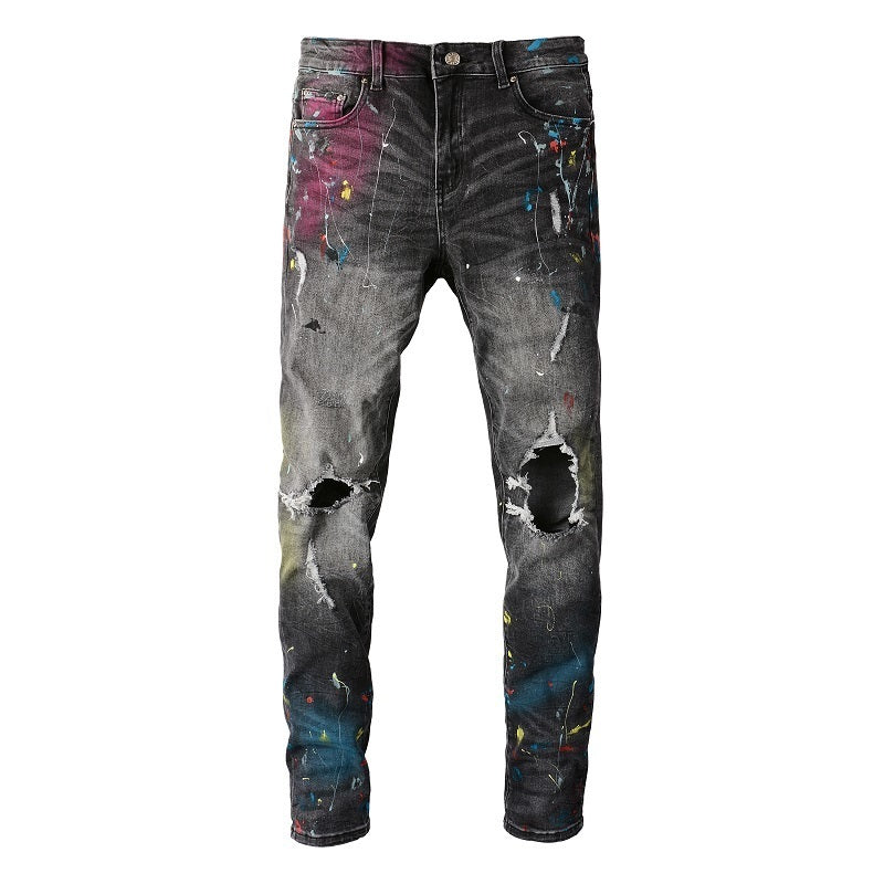 Men Trendy Jeans High-street trendy apparel