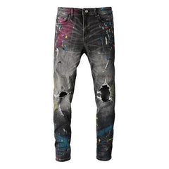 Men Trendy Jeans High-street trendy apparel