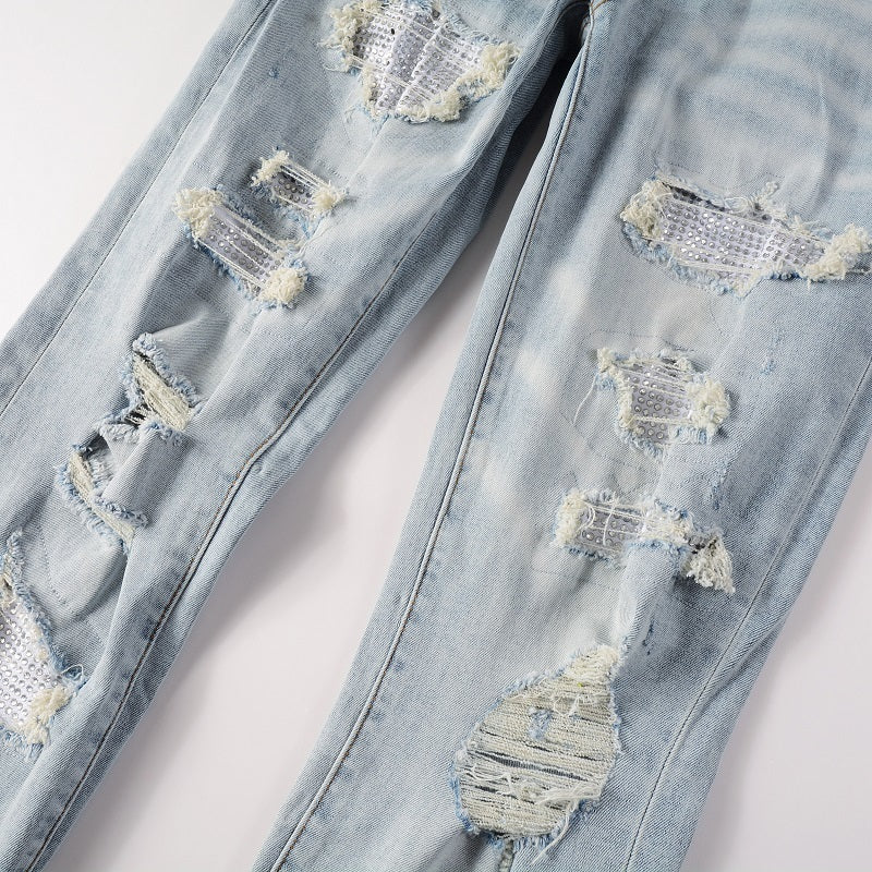Men Trendy Jeans High-street trendy apparel