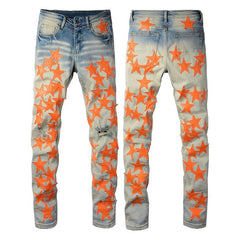 Men Trendy Jeans High-street trendy apparel