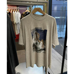 VTG T Shirts Men Creative Pure Cotton High-Street Fashion
