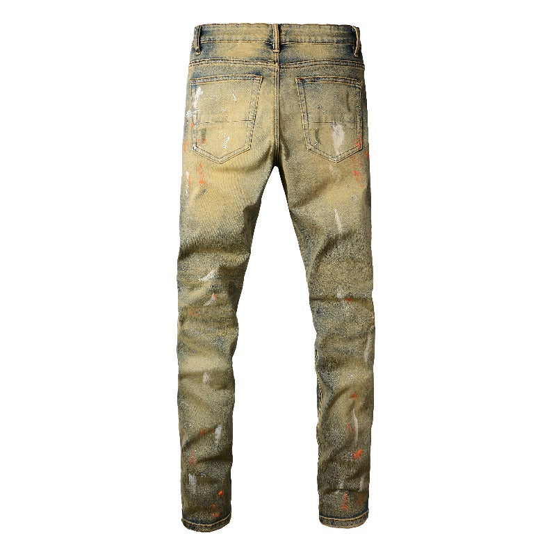 Men Trendy Jeans High-street trendy apparel