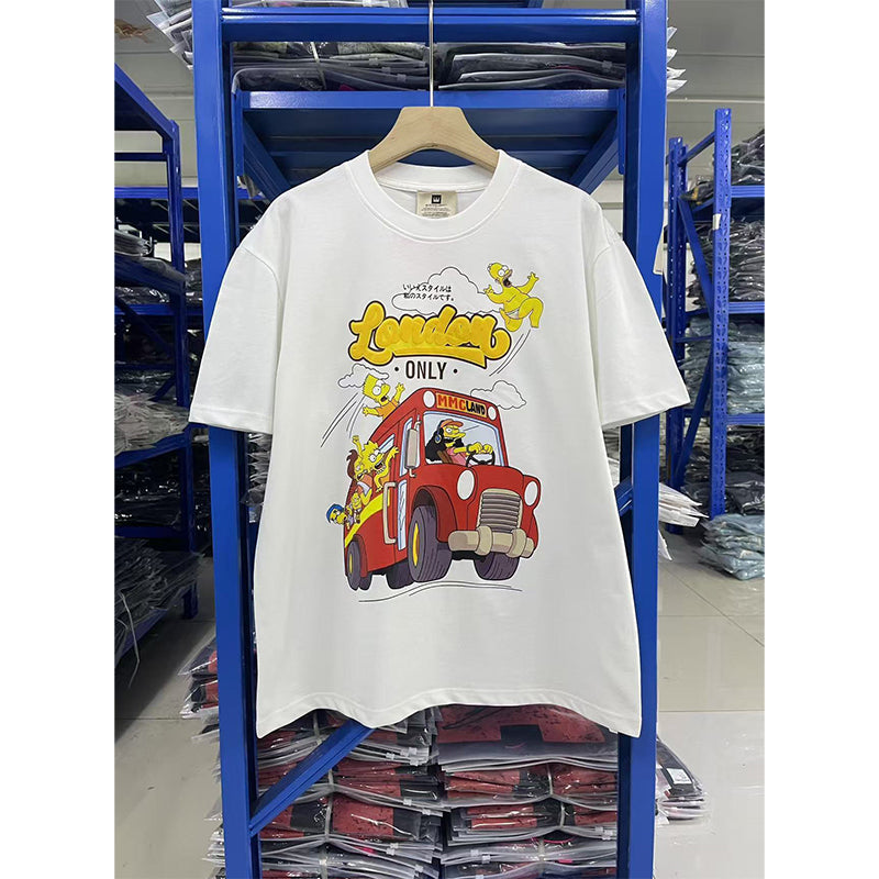 VTG T Shirts Men Creative Pure Cotton High-Street Fashion