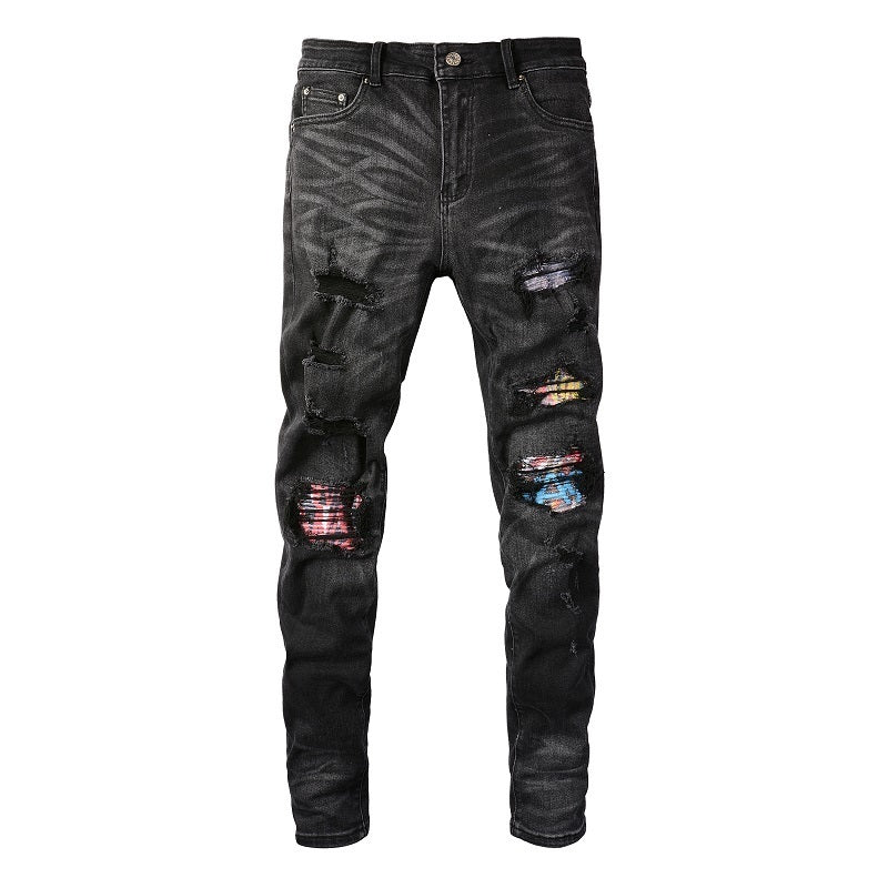 Men Trendy Jeans High-street trendy apparel