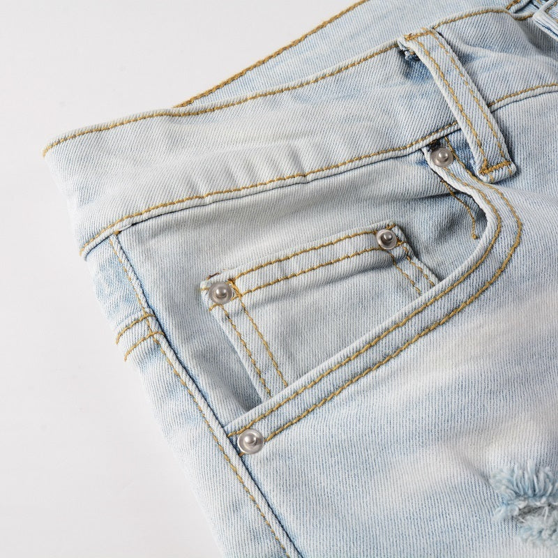 Men Trendy Jeans High-street trendy apparel