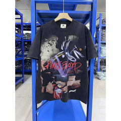 VTG T Shirts Men Creative Pure Cotton High-Street Fashion