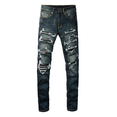 Men Trendy Jeans High-street trendy apparel