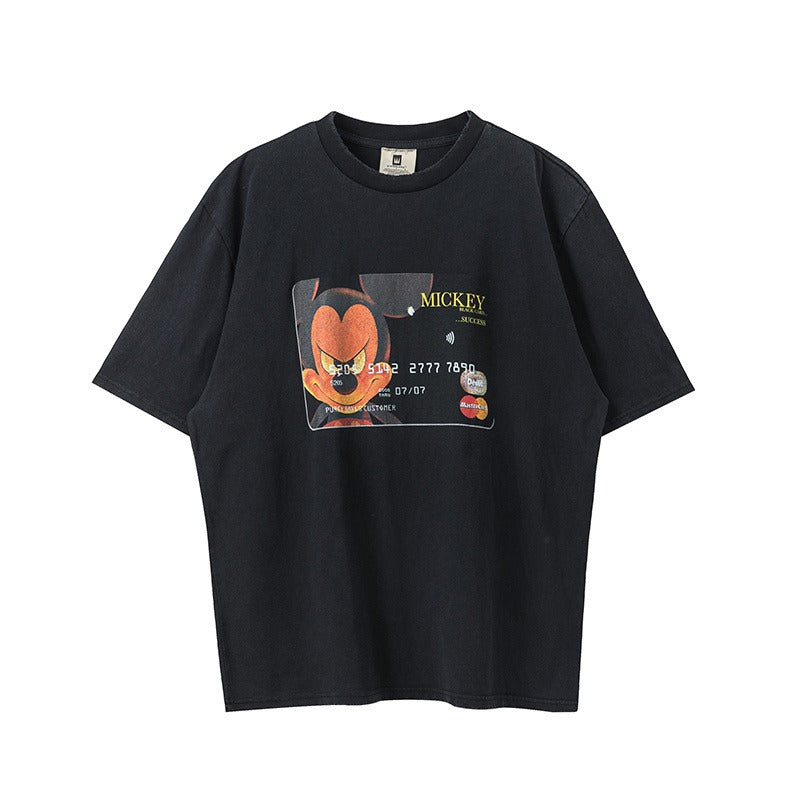 VTG T Shirts Men Creative Pure Cotton High-Street Fashion