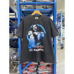 VTG T Shirts Men Creative Pure Cotton High-Street Fashion