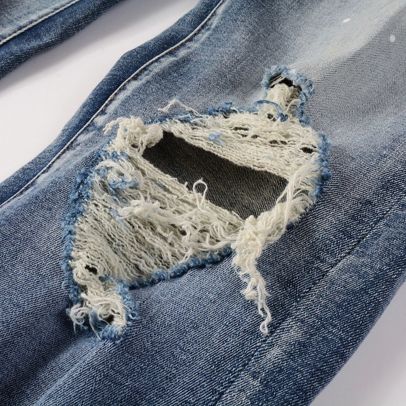 Men Trendy Jeans High-street trendy apparel