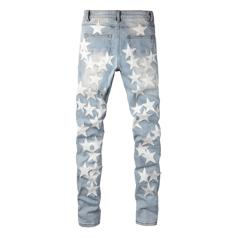 Men Trendy Jeans High-street trendy apparel