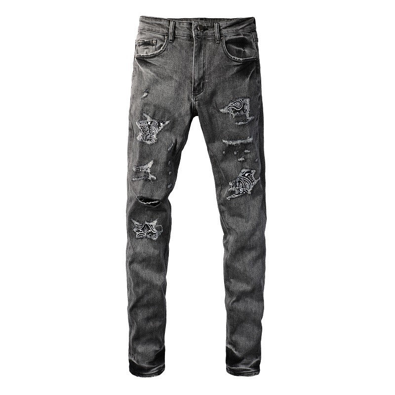 Men Trendy Jeans High-street trendy apparel