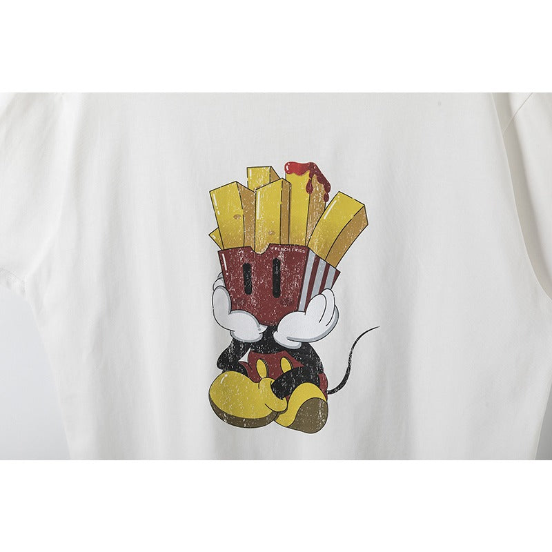 VTG T Shirts Men Creative Pure Cotton High-Street Fashion
