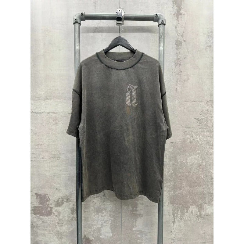VTG T Shirts Men Creative Pure Cotton High-Street Fashion