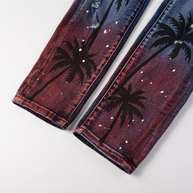 Men Trendy Jeans High-street trendy apparel