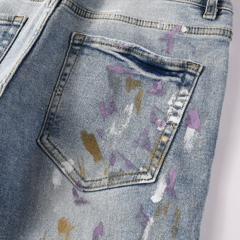 Men Trendy Jeans High-street trendy apparel