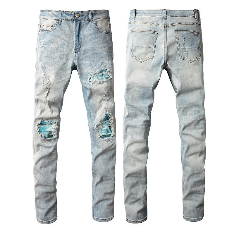 Men Trendy Jeans High-street trendy apparel