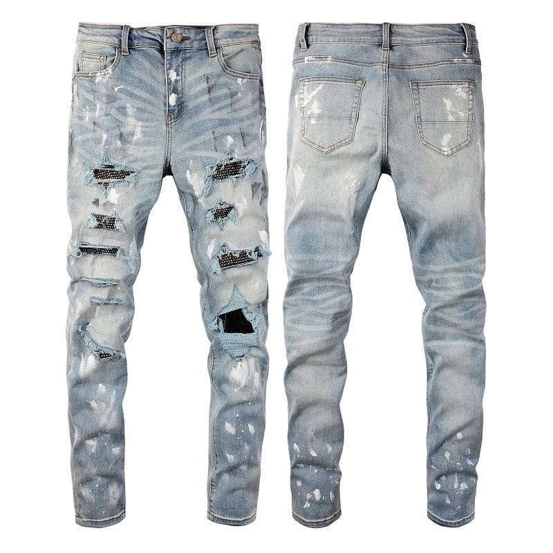 Men Trendy Jeans High-street trendy apparel